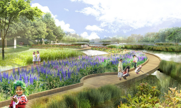 城市水環境治理中的人工濕地公園模式的探討