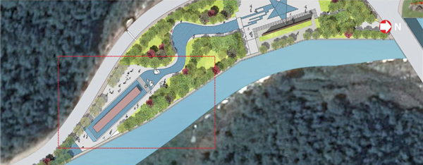 藍田縣葛牌鎮紅色小鎮景觀工程