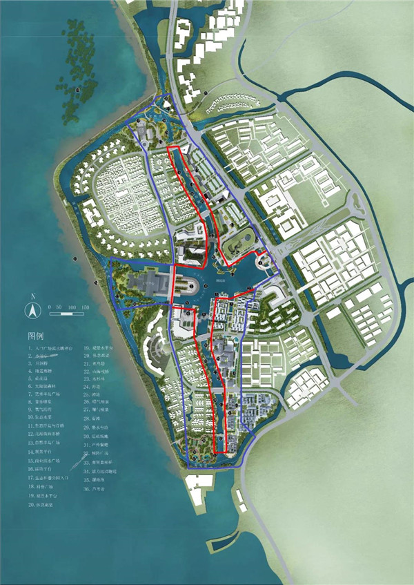 順景園林丨蒼南綠能小鎮綠緣湖景觀設計