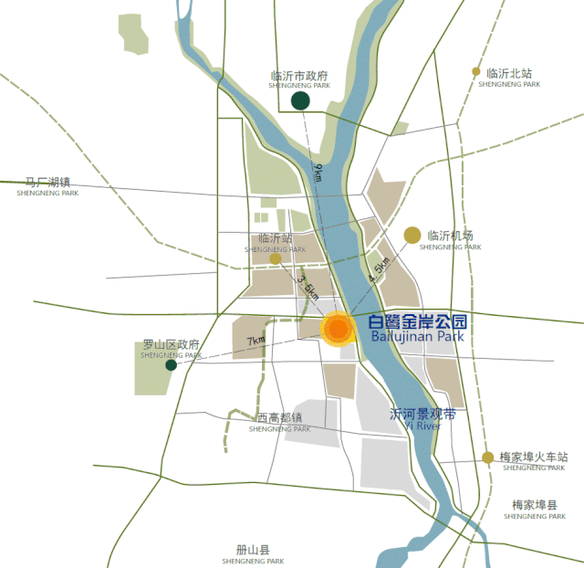 雅藍圖景觀丨白鷺金岸中央公園