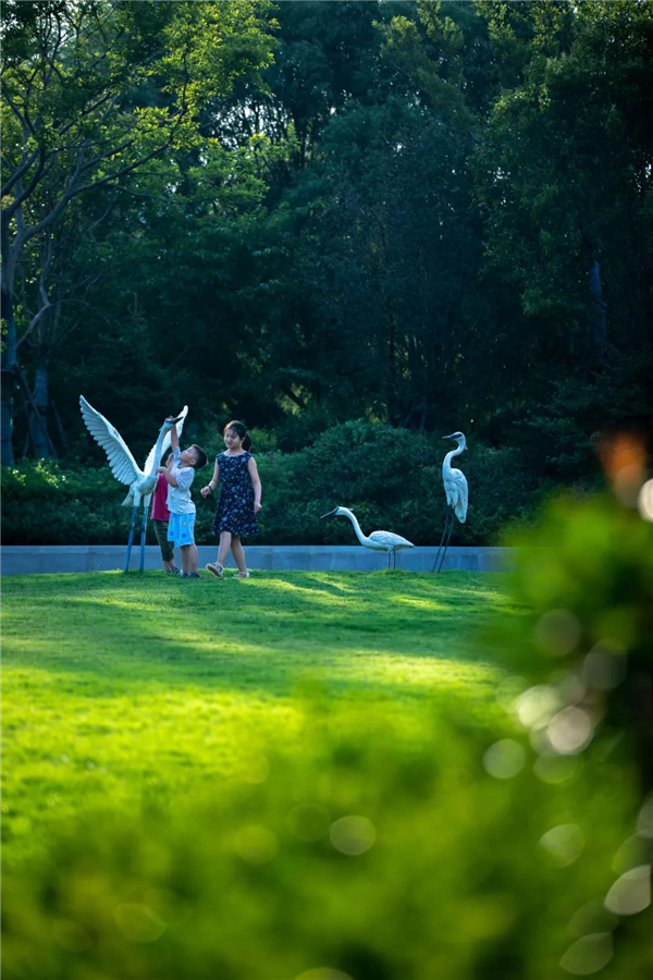 雅藍圖景觀丨白鷺金岸中央公園