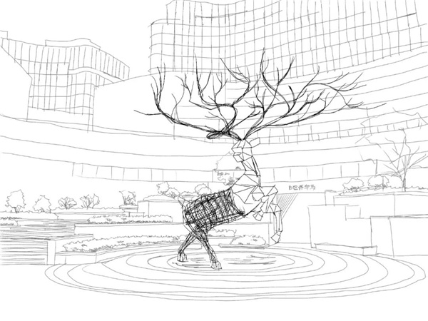 可齋景觀丨富陽·鹿山時(shí)代廣場