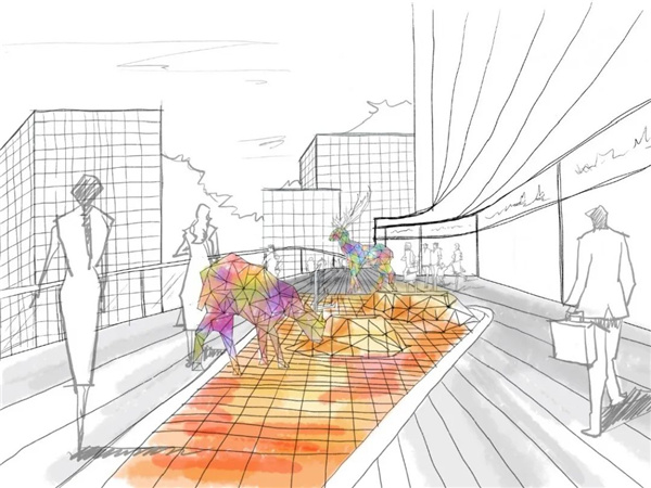 可齋景觀丨富陽·鹿山時(shí)代廣場