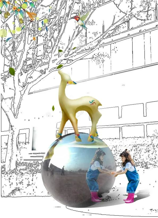 可齋景觀丨富陽·鹿山時(shí)代廣場