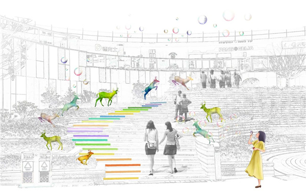 可齋景觀丨富陽·鹿山時(shí)代廣場