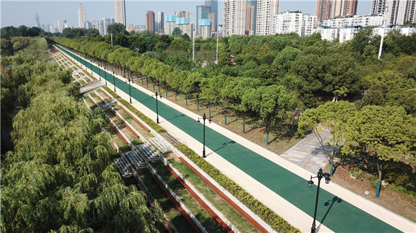 長江左右岸江灘觀光道路景觀