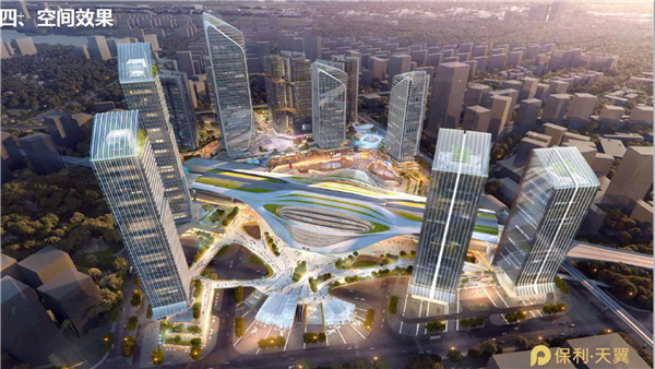 虎門高鐵站TOD核心區(qū)展示區(qū)景觀