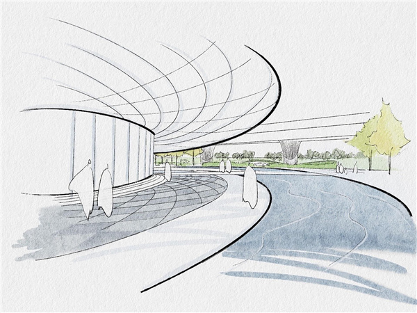 虎門高鐵站TOD核心區(qū)展示區(qū)景觀