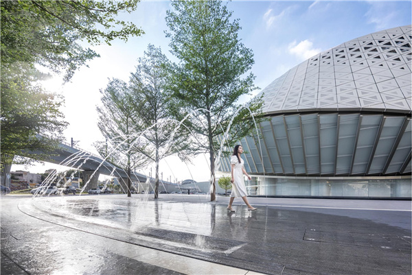 虎門高鐵站TOD核心區(qū)展示區(qū)景觀