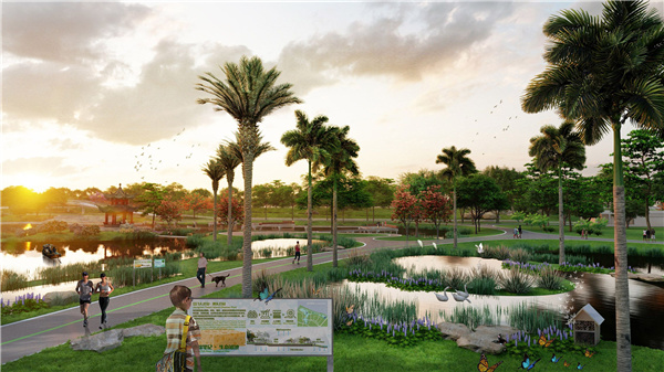 廣東江門市潮連島潮頭中央公園