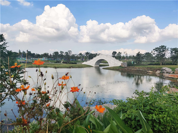 廣東江門市潮連島潮頭中央公園