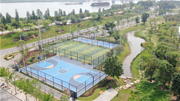 廣東江門市潮連島潮頭中央公園