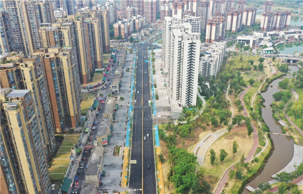 園冶杯獲獎作品丨三江新區黃桷坪大道景觀提升