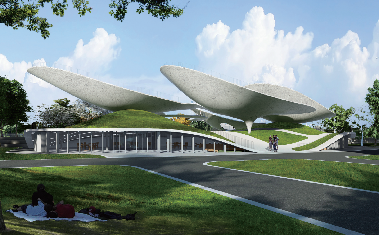 滄州運河活化國際設(shè)計師競賽三等獎作品丨懸舟之境接天云——Sailing in cloud