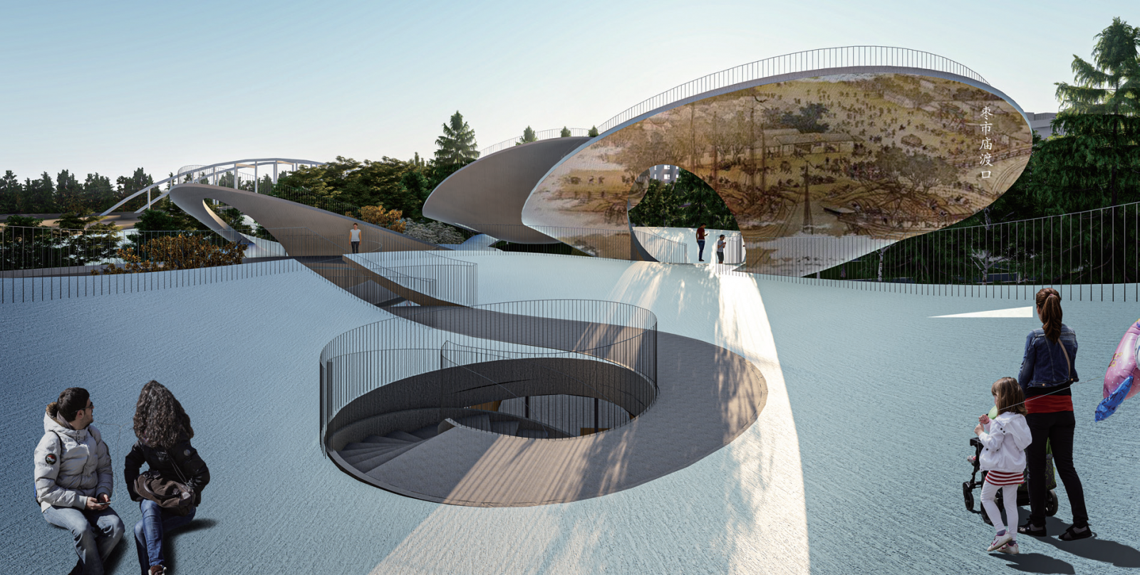 滄州運河活化國際設(shè)計師競賽三等獎作品丨懸舟之境接天云——Sailing in cloud