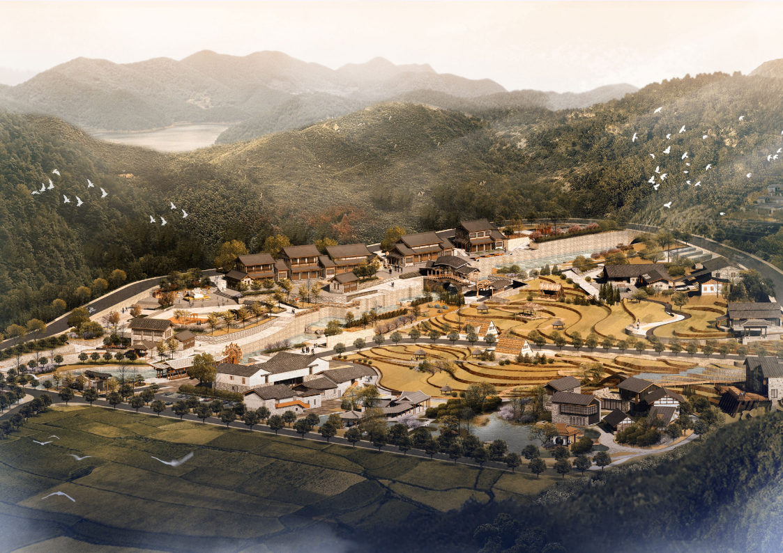 第二屆鄉村振興國際聯合畢業設計二等獎作品丨云檐煮茗,景織畬鄉