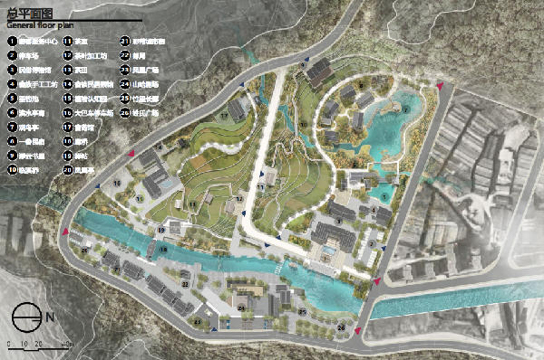 第二屆鄉村振興國際聯合畢業設計二等獎作品丨云檐煮茗,景織畬鄉