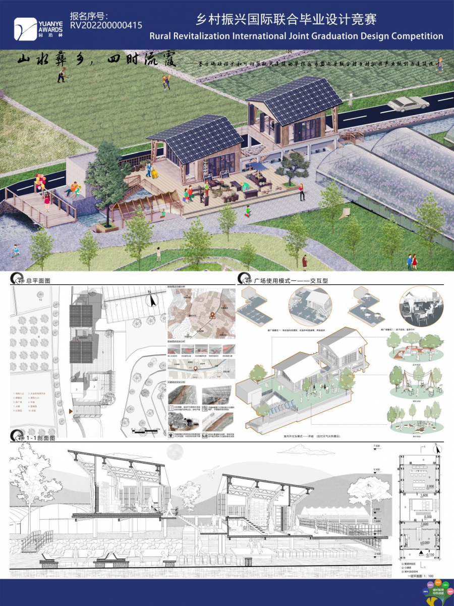 第二屆鄉村振興國際聯合畢業設計二等獎作品丨山水彝鄉,四時流霞