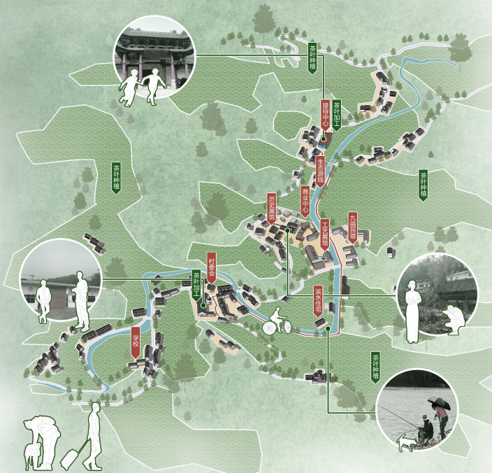 第二屆鄉村振興國際聯合畢業設計三等獎作品丨玉露緣起·傳承共生