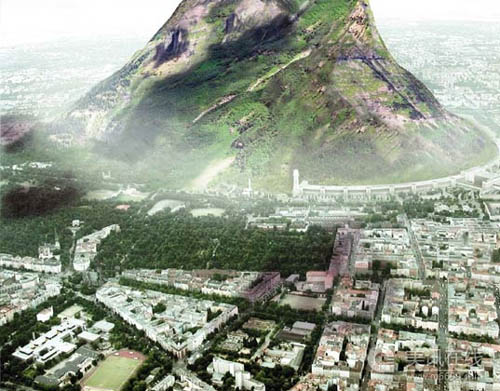 柏林城中世界上最大的人造山設計