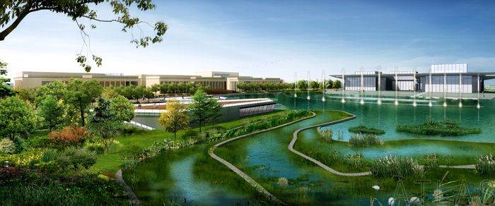 天津市文化中心景觀規劃設計