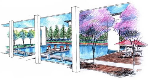 成都錦和中心景觀設計