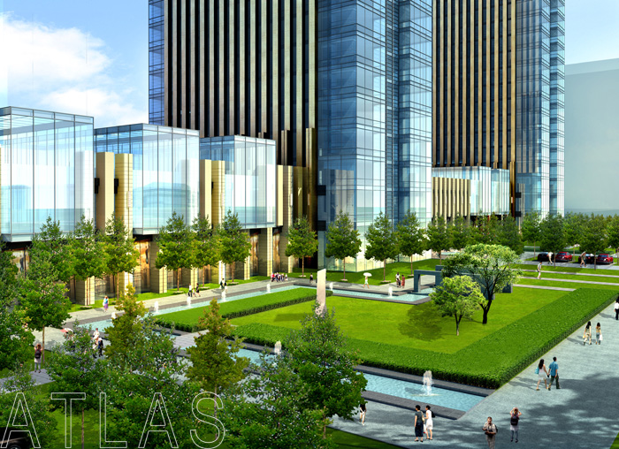 北京亦莊榮華國際中心景觀規劃設計