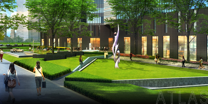 北京亦莊榮華國際中心景觀規劃設計