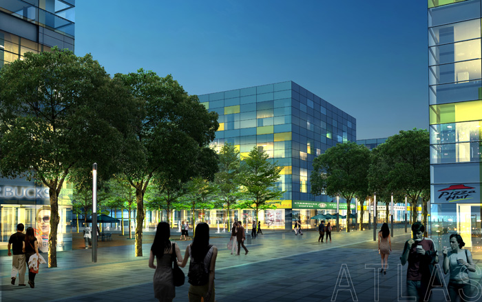 北京通州商務園景觀設計