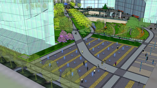 北京亦莊大族環(huán)球企業(yè)灣景觀設(shè)計