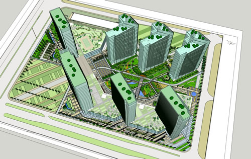 北京亦莊大族環(huán)球企業(yè)灣景觀設(shè)計