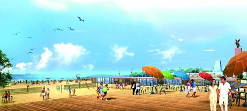 南戴河海濱浴場景觀設計