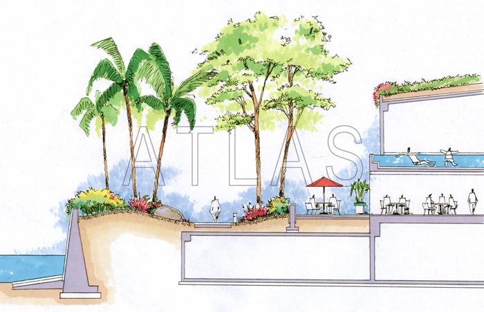 廈門鼓浪嶼紫玉精品酒店景觀設(shè)計
