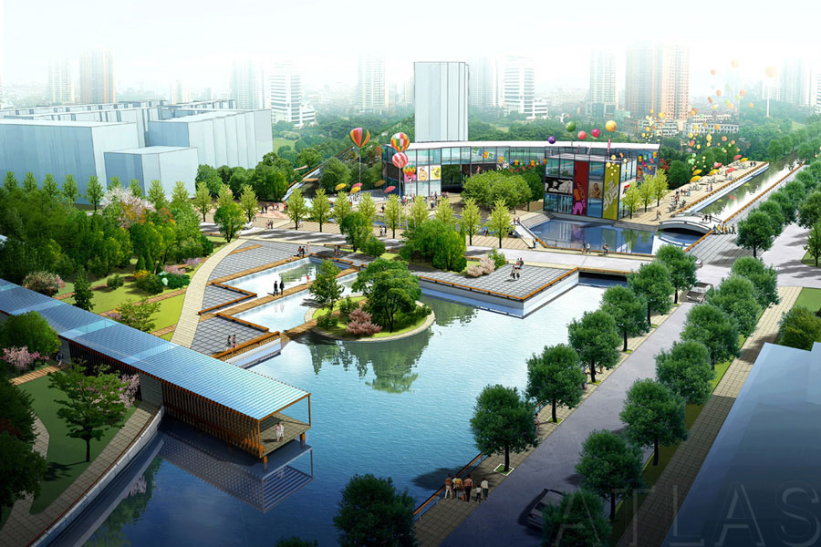 秦皇島六河改造景觀設計