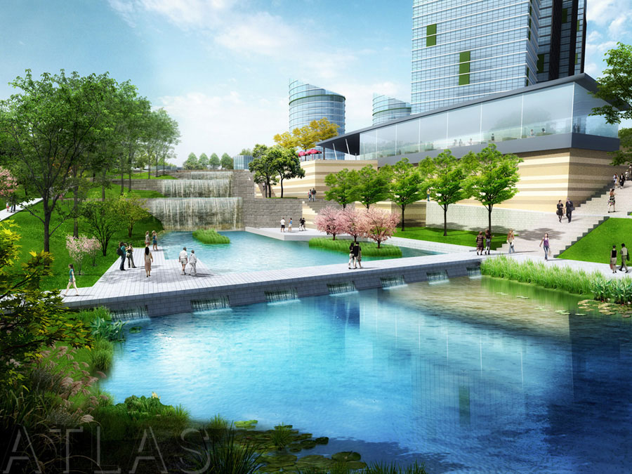 重慶涪陵李渡新區迎賓廣場