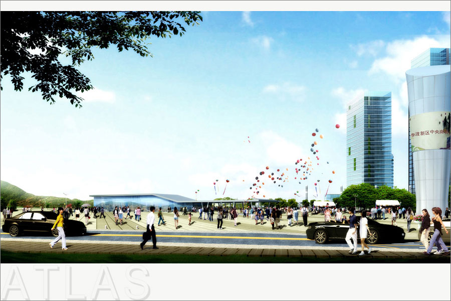 重慶涪陵李渡新區迎賓廣場