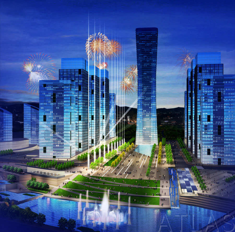 重慶涪陵李渡新區迎賓廣場