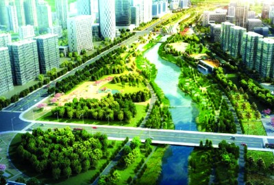 八角河河濱公園之濱海公園效果圖