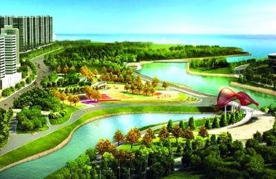 八角河河濱公園之濱海公園效果圖