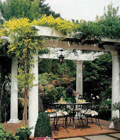 運(yùn)用廊架 發(fā)揮遮陽作用