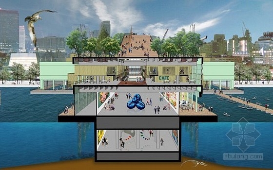 LOT-EK工作室設計的船上集裝箱商場 中國風景園林網