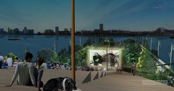 LOT-EK工作室設計的船上集裝箱商場 中國風景園林網