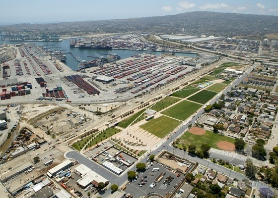 Saskai事務所設計的洛杉磯濱水公園