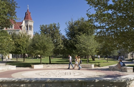佐佐木公司設計的美國圣愛德華大學景觀總體規劃