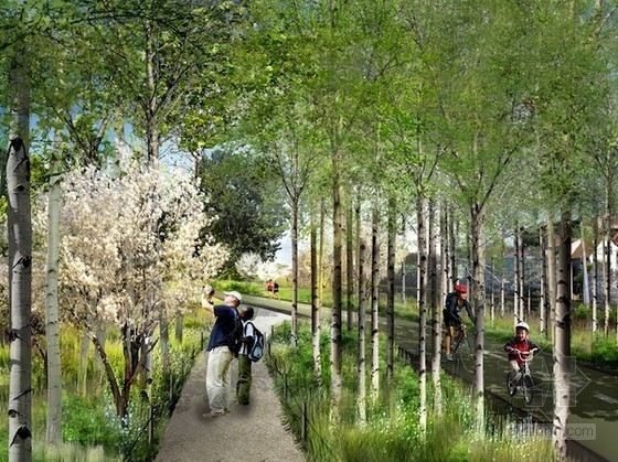 芝加哥Bloomingdale公園及鐵軌進行綜合建設