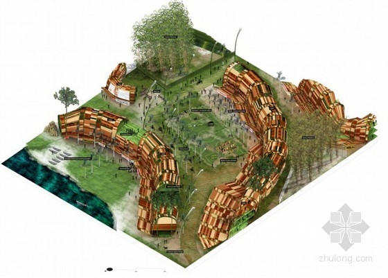 海地的綠色竹制Lakou房