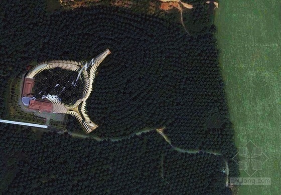 馬來西亞的竹制玲瓏谷游客中心