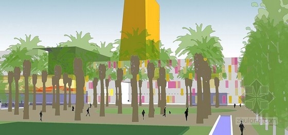 Will Bruder+合伙人景觀設(shè)計所設(shè)計的伯大尼中央商區(qū)