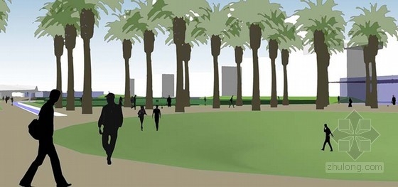 Will Bruder+合伙人景觀設(shè)計所設(shè)計的伯大尼中央商區(qū)