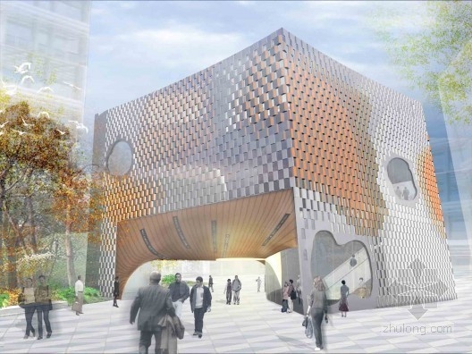 MODU設計的悉尼“開放交流”式圖書館廣場